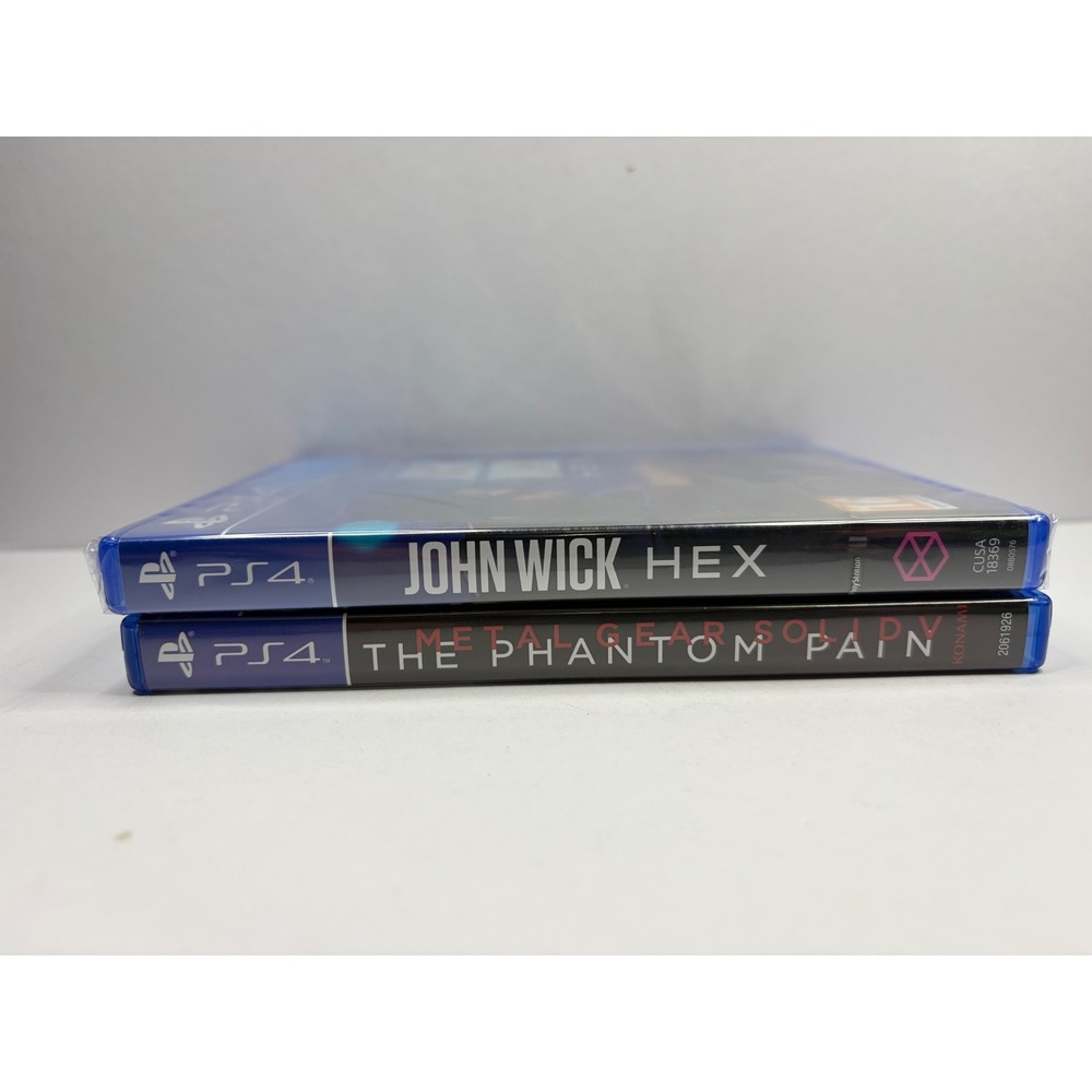 PS4 Game Bundle Metal Gear Solid V The Phantom Pain & John Wick Hex Sealed